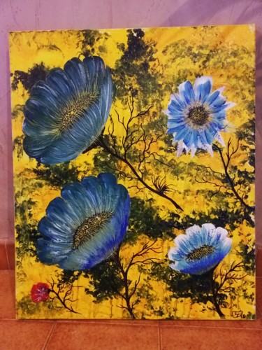 Des fleurs bleues